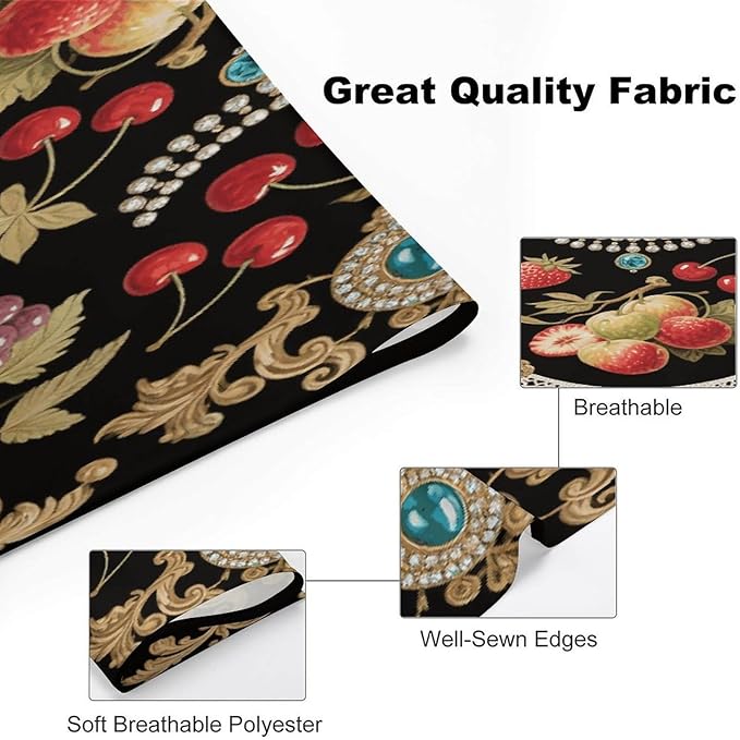Dog Bandana Spring Pet Scarf Adjustable Triangle Vintage Fruit & Bird Print Printing Dog Bib Washable Polyester Puppy Bandana for Small Medium Large Dogs Cat Birthday Party Supplies