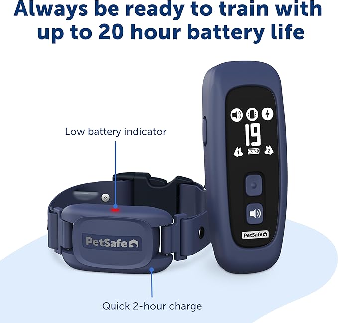 PetSafe Pro Dog Trainer with Remote - Effective Dog Training - 15 Levels of Static Correction - Waterproof Collar - Rechargeable Training Collar - Compact Remote Transmitter