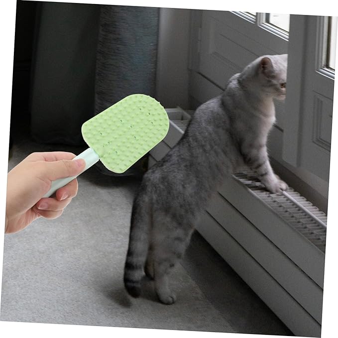 MERRYHAPY 3pcs Cat Grooming Brush for Haired Cats Dual-sided Washable Tool for Reducing Shedding and for Indoor Use