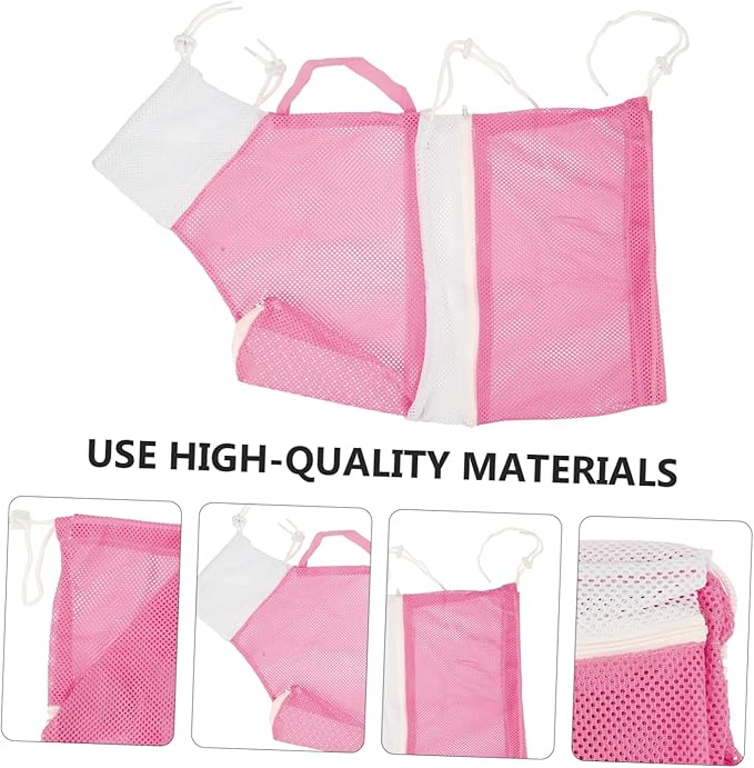 Kisangel Multipurpose Cat Bathing Bag Breathable Mesh Shower Net for Cleaning Prevents Scratching Biting for Bathing Kittens