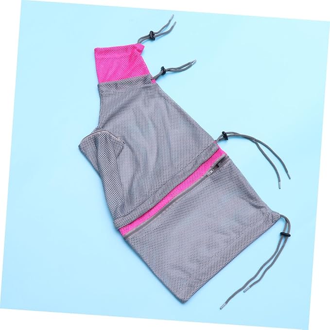 Djustable Cat Grooming Bag Mesh Pet Bathing Bag Strong Breathable Prevents Biting Scratching for Bathing Nail Trimming Random