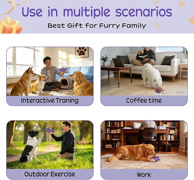 BoYoYo Interactive Dog Puzzle Toy for Smart, Squeaky Indestructible Dog Toys for Aggressive Chewers, Pet Supplies