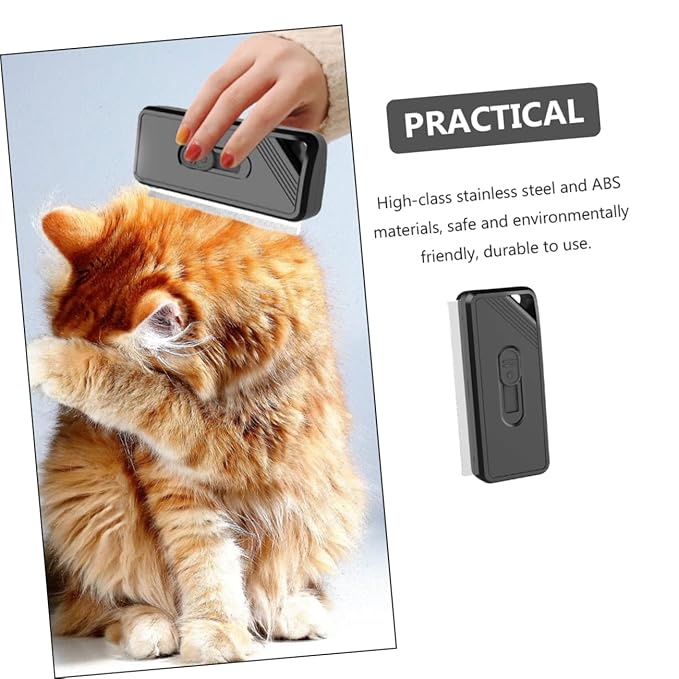 Hemoton Open Comb Pet Hair Removal Tool Detangler for Dog and Cat Shiny Grooming Supplies