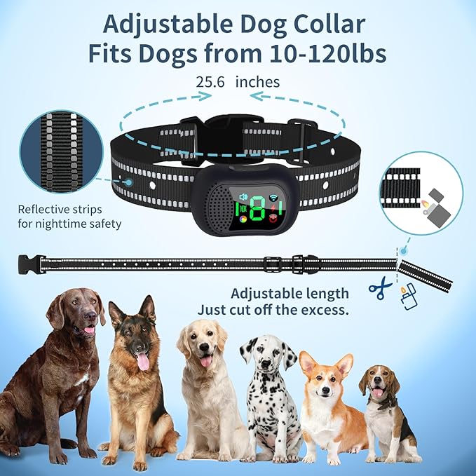 Dog Shock Collar 4900FT Dog Training Collar with Remote/Call Function/Light IP67 Waterproof Electric Collar for Dogs Rechargeable E-Collar for All Breeds, 4 Training Modes(10-120Ibs)