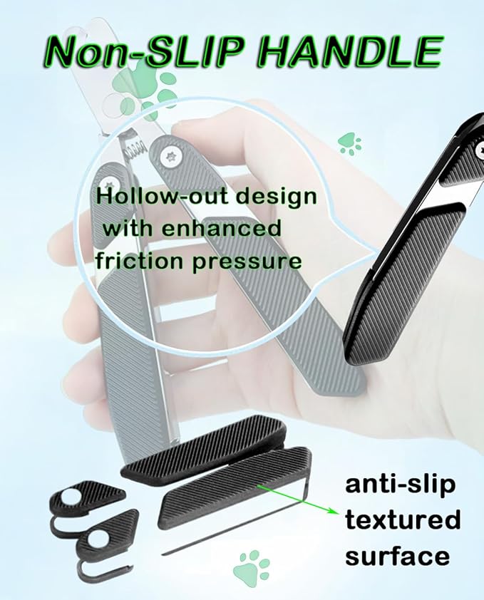Dog Nail Clippers with Foldable Design Cat Nail Trimmer