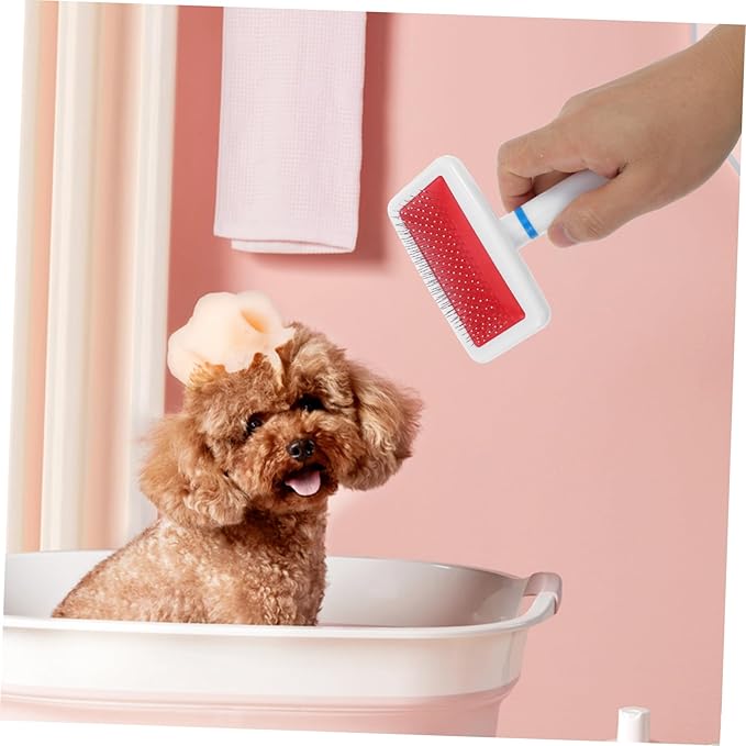 BESPORTBLE 5Pcs Pet Grooming Brush Shedding Tangle Removal Tool for Dogs Cats Gentle Sensitive Skin for All Breeds Multipurpose Pet Grooming Comb