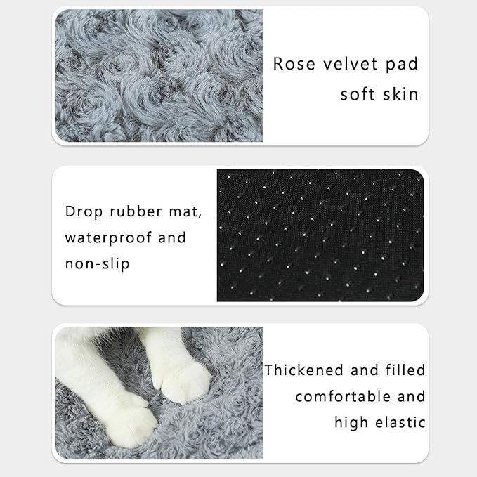 Pet Bed Cats Washable – Functional Elegant Sturdy Premium Cat Crate Supplies, Sleek, high-Performance, All Seasons Soft Dog, Beds Dogs Bedroom Or Balcony | Cats, Dogs, Stylish