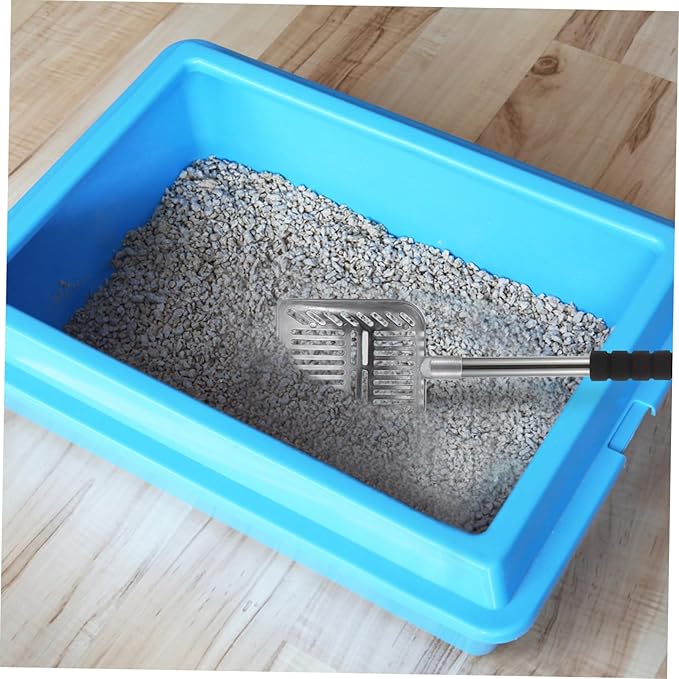YARNOW Detachable Handle Cat Litter Scoop Tool for Cleaning Ergonomic Design Keeps Hands Compact and Space-Saving Cat Waste
