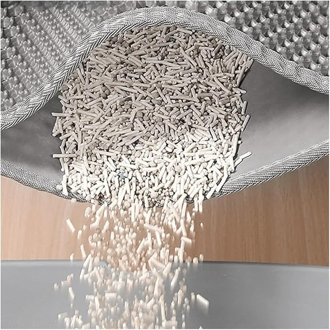1pcs Cat Litter Mat Pet Double-Layer Easy to Clean