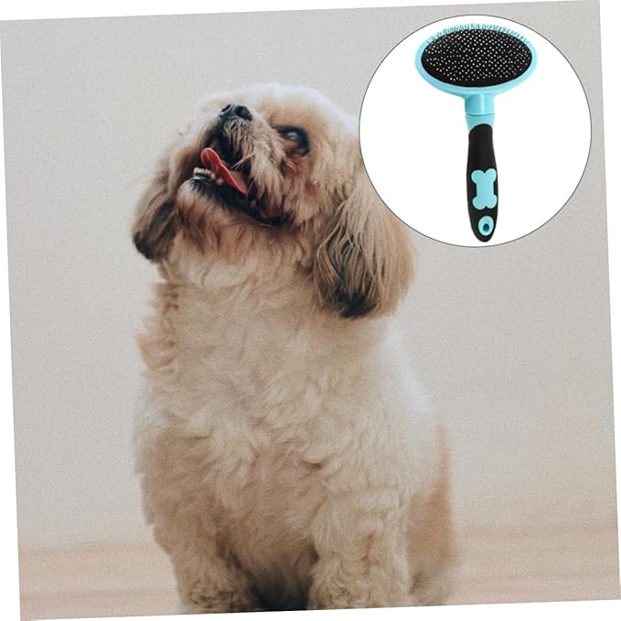 Toyvian 1Pc Cat Grooming Brush Pet Cleaning Tool for Cats Removes Loose Hair Tangles Dander Comfortable Massager for Cats Durable Cat Hairbrush