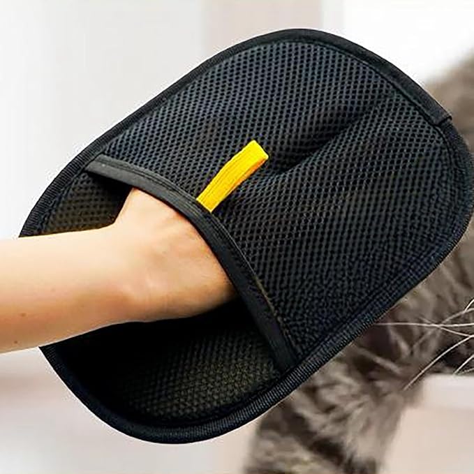 Pet Hair Removal Glove for Cats & Dogs, 2025 New Upgrade Cat Grooming Gloves, Reusable Double Sided Electrostatic Pet Hair Remover for Dogs Bathing for Couch, Furniture, Carpet (B-2 PCS)