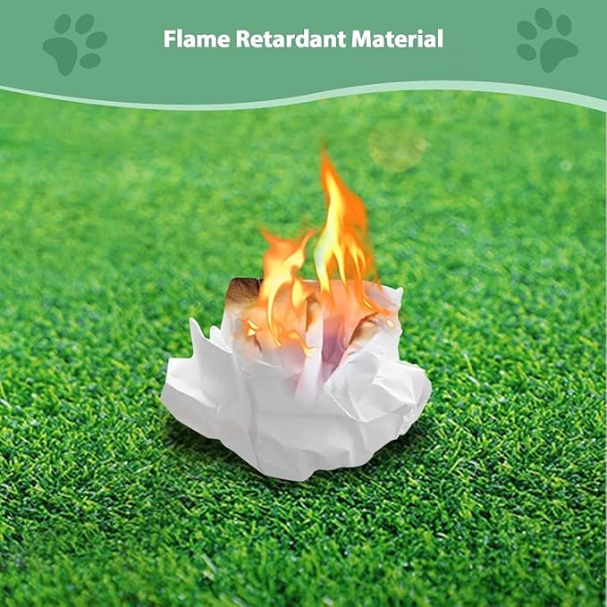 23.5 x 19.5 inches Artificial Grass Turf for Dogs, Fake Grass Potty Training Mat for Dogs, Puppy Turf Pee Pad on Indoor and Outdoor