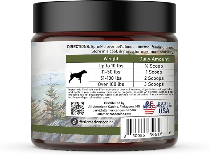 Complete Skin & Coat Natural Protein-Enriched Powdered Supplement Food Topper | 90 Servings