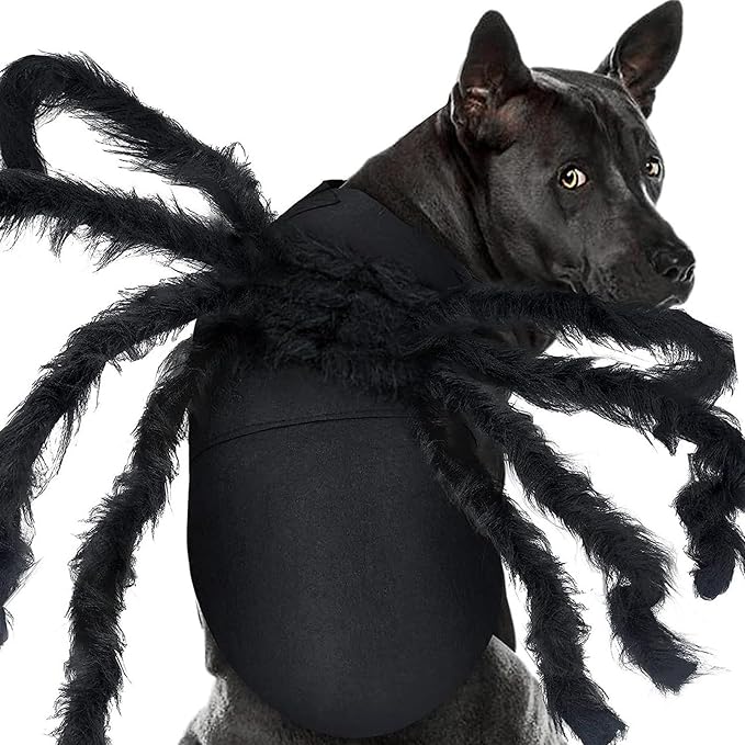 Pet Costume Dark Funny Spiders Animal Cosplay Dress Accessories Halloween Supplies Cosplay Furry Costume