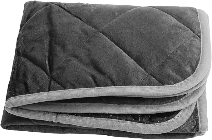 HEEPDD Pet Heating Pad, Pad for Indoor Outdoor Pets, Polyester Fleece Material, Ideal for Dogs and Cats Pet Heating, Self Warming Reusable Nan Dog Supplies (L)