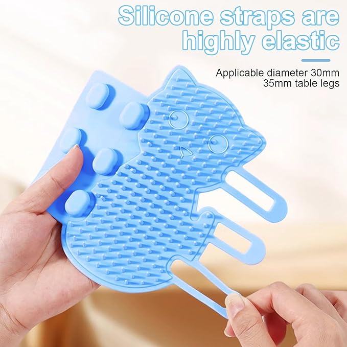 Cat Wall Brush, Cat Grooming Brush,Wall Massage Scratcher | Silicone Cat Corner Massage Comb, Adjustable Pet Itch Rubbing Tool for P