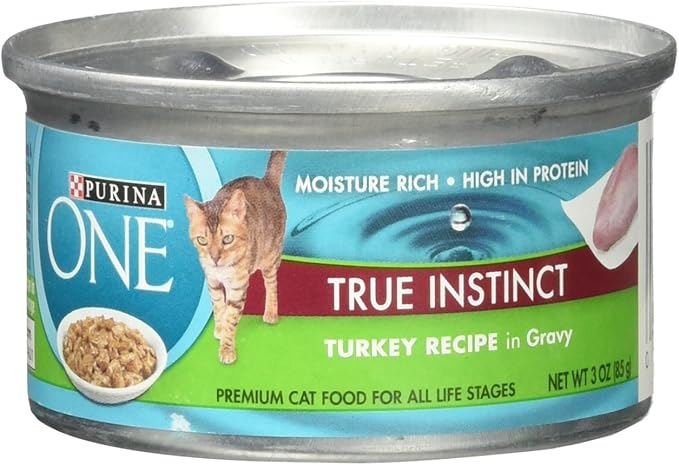 Purina One Smartblend Cat Savory Turkey Food, 24 By 3 Oz.