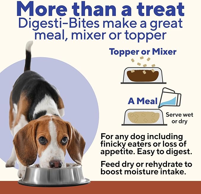 Dave's Pet Food Freeze Dried Venison Treats for Dogs with Pumpkin Fiber & Probiotics, Easy to Digest, Complete & Balanced Nutritious, Freeze Dried Dog Food Topper, USA Made (3 oz)