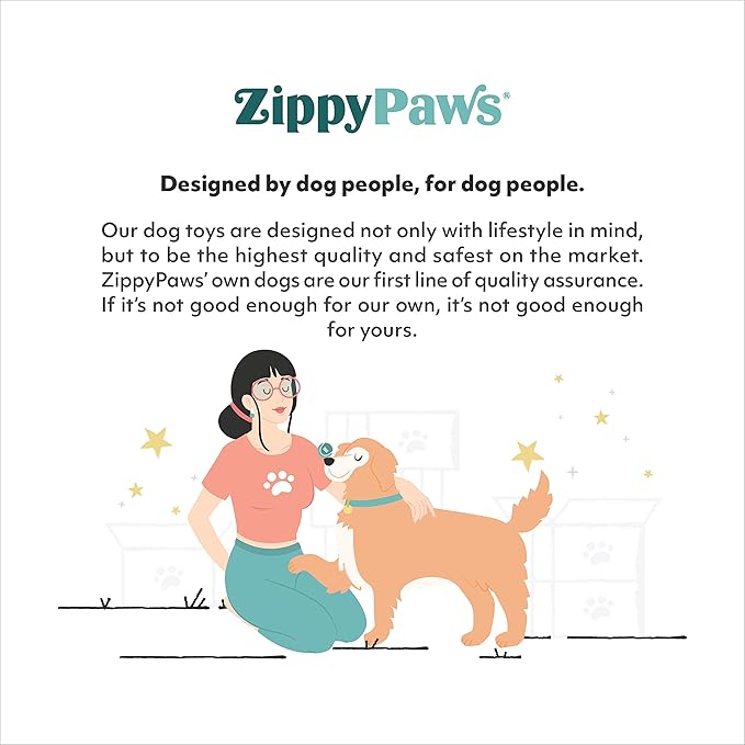 ZippyPaws Jumbo Donutz - Rainbow Plush Dog Toys for Aggressive Chewers, Summer Dog Pride Accessories