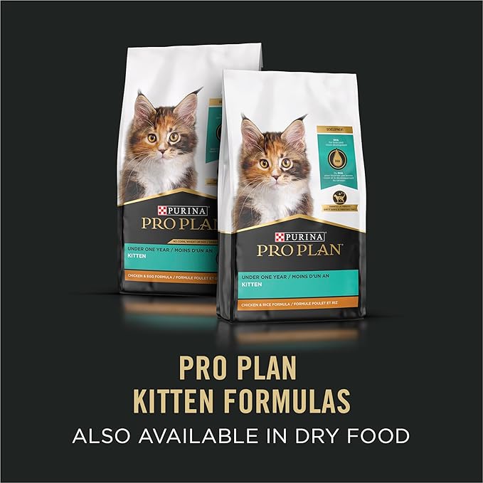 Purina Pro Plan Pate,High Protein Wet Kitten Food,Development Chicken & Liver Entree - 3 oz. Pull-Top Cans,(Pack of 48)