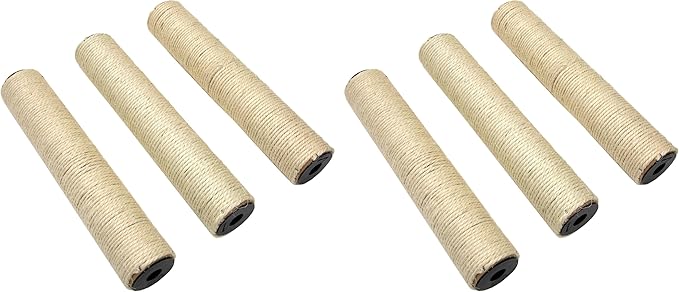 Kitty City Cat Furniture Accessories Cat Scratching Post Replacement and Only Compatible with Kitty City Playsets (Pack of 2)