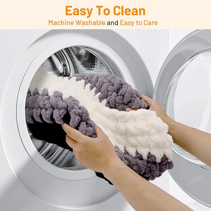 Rondo Cat Nest Handwoven Washable Cat Nest Bed Extra Soft Round Cave House Furniture for Indoor Kitten Cloud Black, White&Gray