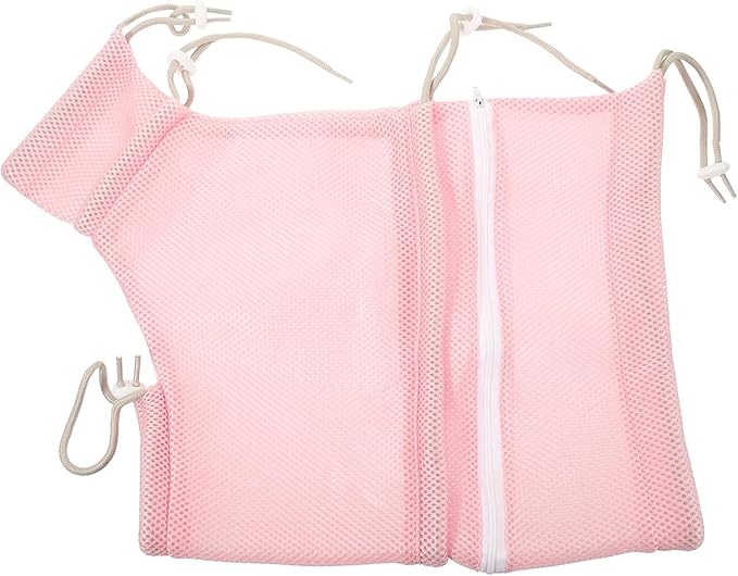 BESPORTBLE Cat Bathing Bag Adjustable Breathable Mesh Cat Grooming Bag for Nail Trimming Easy to Use and Lightweight and Kittens