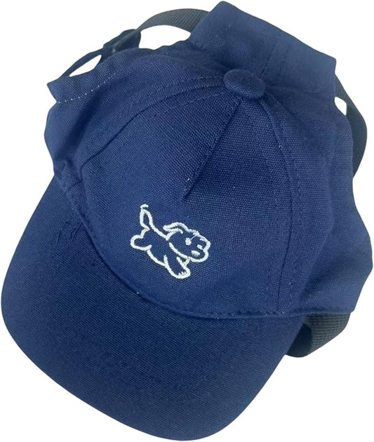 Permeable Cotton Dog Hat with Regulable Strap Sun Protective Baseball Puppies Headwear Pet Supply Pet Sun Protecting