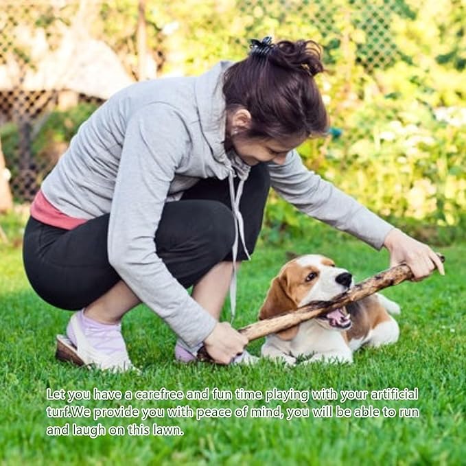 Artificial Grass Rug Turf for Dogs Indoor Outdoor Fake Grass for Dogs Potty Training Area Patio Lawn Decoration (118 x 39 Inch (Pack of 1))