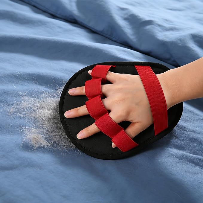 Pet Hair Catcher Gloves: Static Removal Pet Hair Cleaning Glove - ABS Grooming Mitten Reusable for Shedding Bathing & Cleaning Supplies