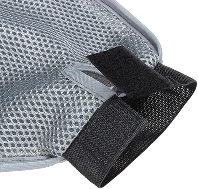 balacoo Pet Grooming Glove Mitt Brush for Dogs Cats Deshedding Comb for Dogs Gentle Dual Sided Rubber and Steel Needle Hair Remover Mitt