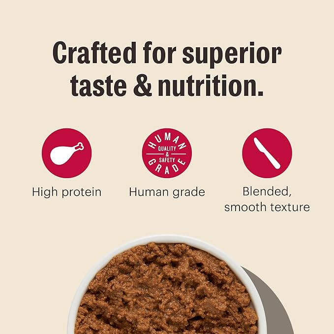 The Honest Kitchen Human Grade Câté™ Grain Free Beef & Chicken Pâté Wet Cat Food, 2.8 oz x12