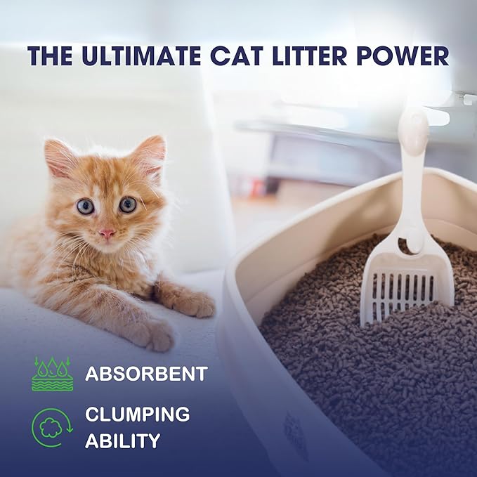 Catfidence® Organic Bamboo Cat Litter, Unscented, Dust-Free & Fast-Drying, Long-Lasting Odor Control, Multi-Cat Friendly (21lb (Pack of 3))