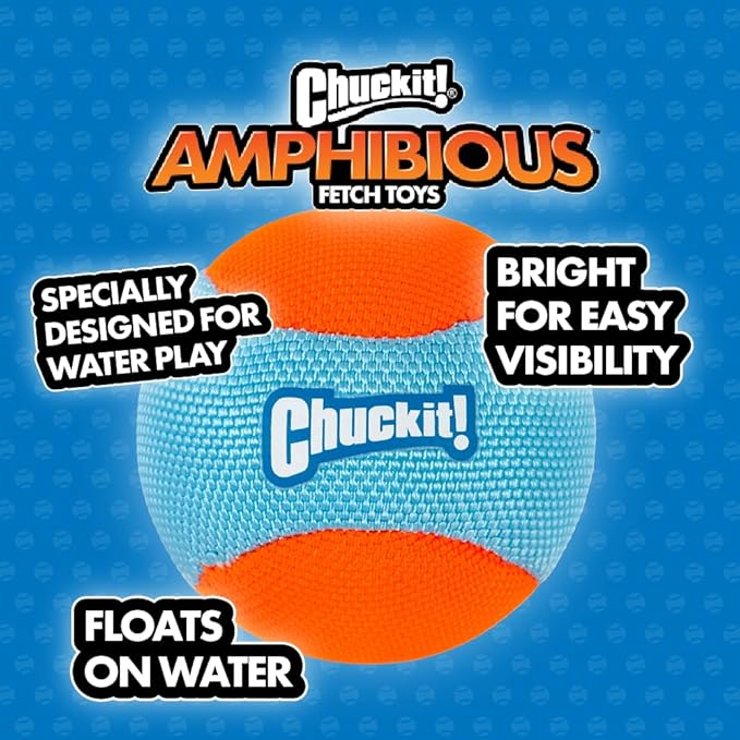 Chuckit! Amphibious Mega Ball or Roller That Floats for Medium and Large Dogs