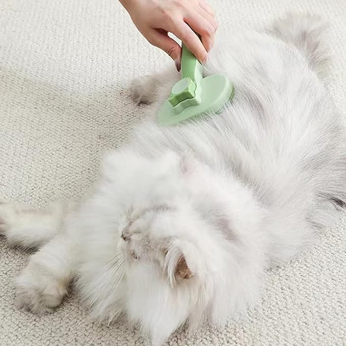 Pet Brush Slickers Comb Bent Steel Needle For Shedding & Grooming For All Long/Short Hair Dogs Cats Pet Dog Slickers Brush Soft Massage Grooming For Dogs Cats With Double