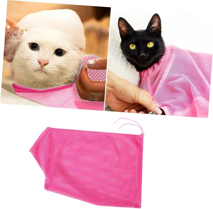 Breathable Cat Grooming Bag Washable Mesh Bag for Bathing and Grooming Pet Supplies