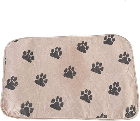 Reusable Dog Pee Pad, Absorbent Pet Urine Mat for Dogs and Cats, 4 - Layer Machine Washable Mat with Barrier for Hard Floors, Print Design in (40 * 60cm)