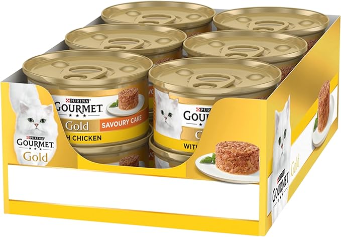 Gourmet Gold Wet Cat Adult Food, 85g (Pack of 12)