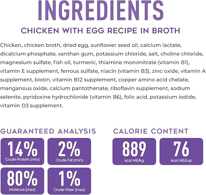 Tiki Dog® Savory Chicken with Egg Recipe in Broth, 3 oz Cup (4 Count)