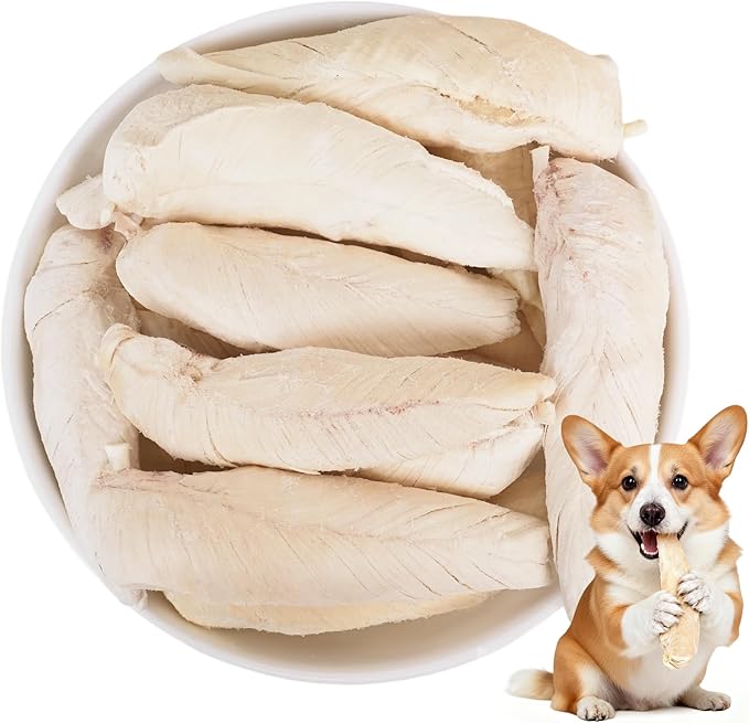 Freeze Dried Chicken Breast for Dogs & Cats - High-Protein Raw Freeze Dried Dog Treats - Single Ingredient Natural Dry Chicken Breasts for Food Toppers,Training Snacks 6.7oz