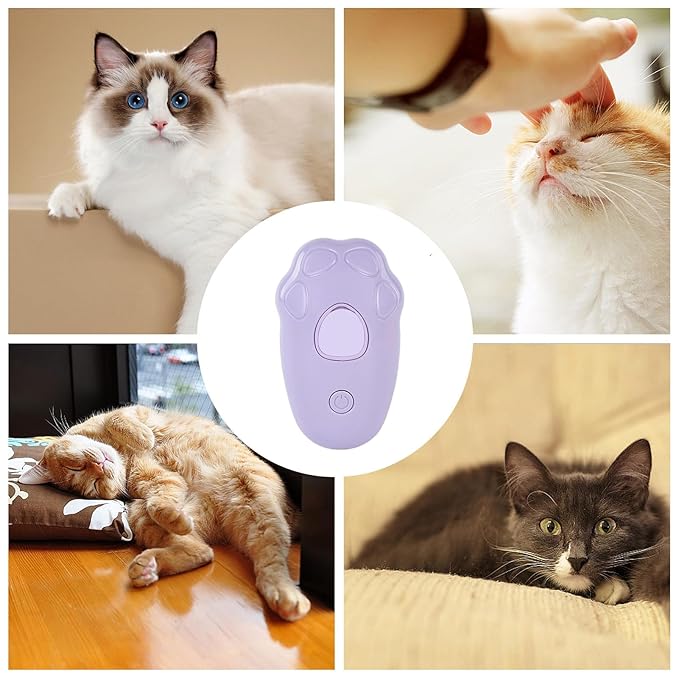 Steam Cat Brush, Electric Cat Steamy Dematting Comb, One-touch spray anti-flying hair massage bath, Cat Grooming Brush for Removing Knots and Loose Hair (B)
