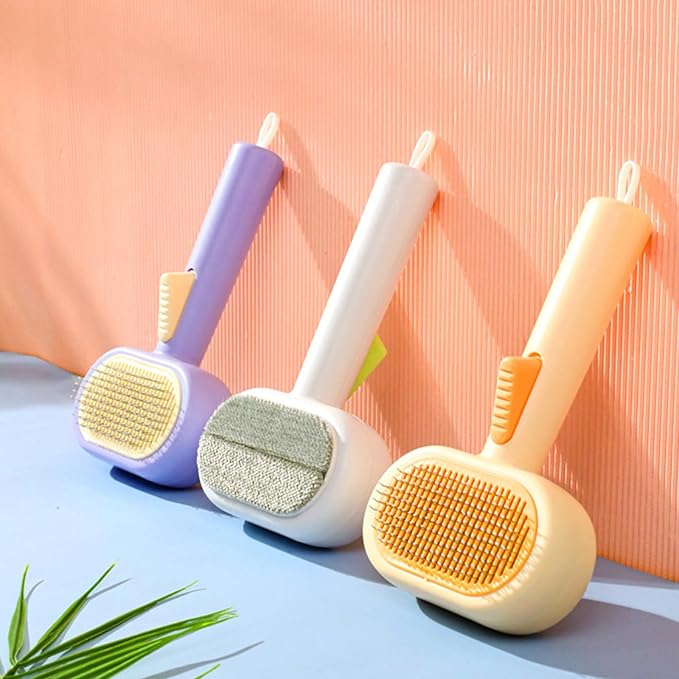 Pet Grooming Comb For Dogs And Cats Gentle Detangling Deshedding Hair Brush Double Side Pet Grooming For Home Use Cats Shedding