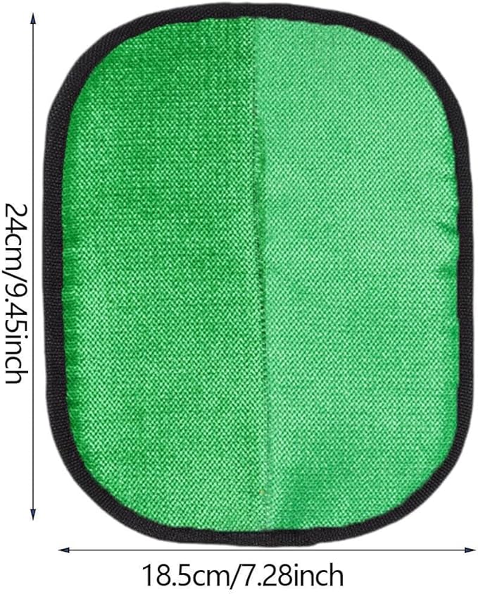 HouseVibe Pet Hair Remover Glove Professional Grooming Comb Detangling Brush for Dogs Cats Rabbits Small Animals Clothes Furniture 9.45x7.28 inch- Green
