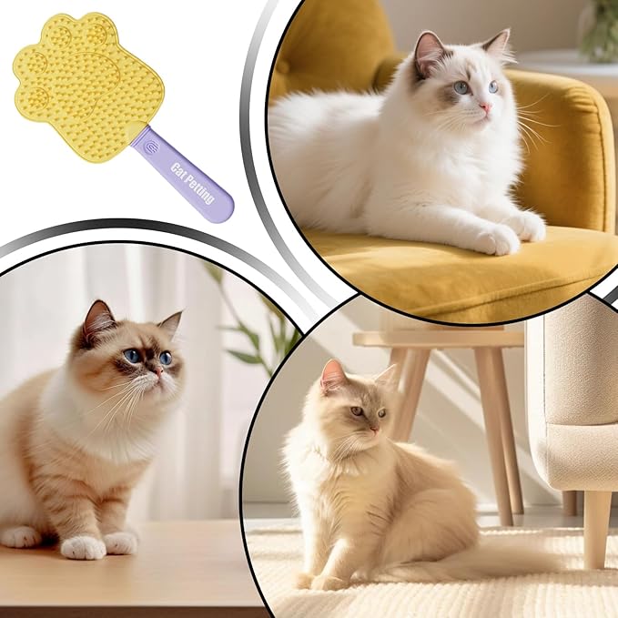 Pet Hair Remover for Furniture,Double-Sided Shedding Grooming Supplies - Pet Brush Dog Hair Remover for Couch,for Furniture Couch Carpet Fabric Clothes Bed Mat Home Office Travel Apartment