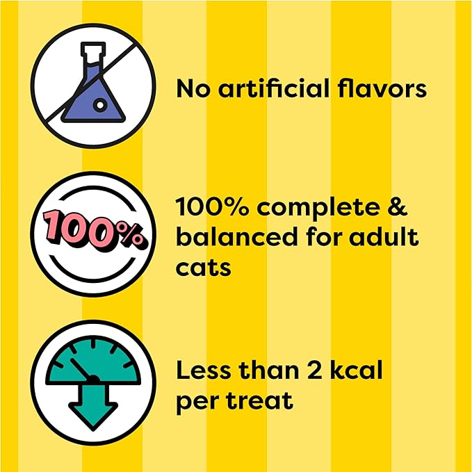 Temptations Cat Treats Wacky Blasts, Cluckin’ Bacon Flavor, 3 oz. Pouch (Pack of 12)