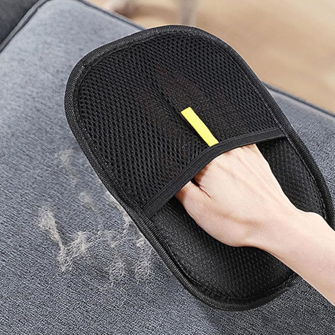 1Pcs Pet Hair Remover, Electrostatic Pet Grooming Gloves Reusable Cat & Dog Hair Remover Deshedding Brush Glove for Furniture Bed Sheets Couch Clothes Carpet Car Seat