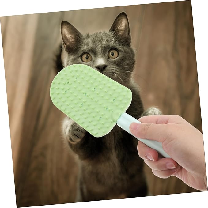 Totority 3pcs Cat Grooming Brushes for Efficient Hair Removal and Deshedding Ergonomic Dual-sided Combs for Indoor Pets Washable Design for Easy Maintenance for Cats and Small Dogs