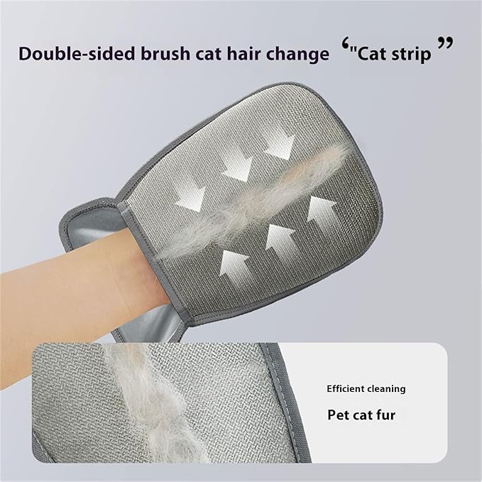 Statics Adsorption Pet Grooming Gloves Efficiently Remove Loose Furs from Cats Dog Washable and Comfortable Pet Essential Pet Hair Removal Glove