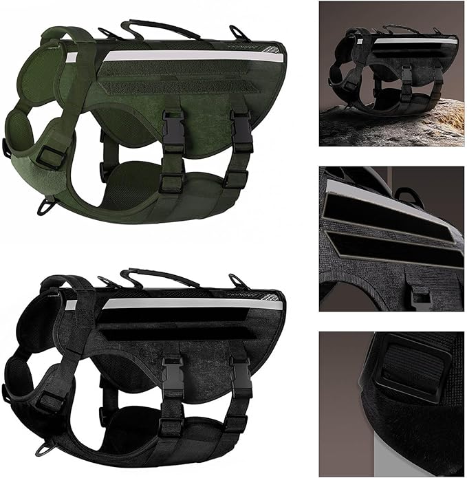 Dog Vest Harnesses Pet Strong Training Walking Swimming Supplies Soft Handle Training Vest Dog Harness with Handle for Large Dogs