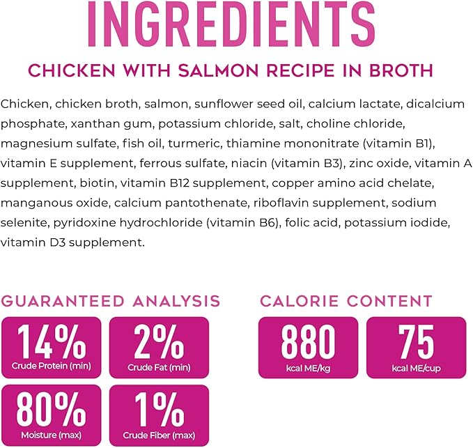 Tiki Dog® Savory Chicken with Salmon Recipe in Broth, 3 oz Cup (4 Count)